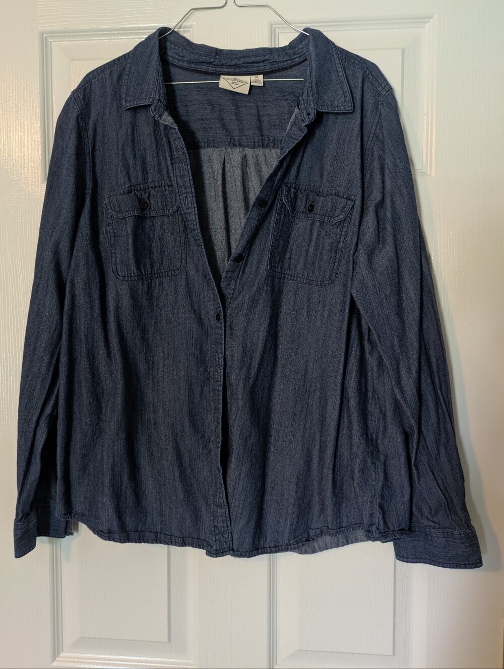 St. John's Bay Denim Look Button Up